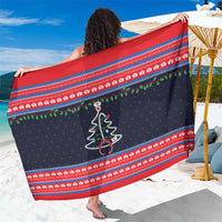 Merry Christmas Nurse Sarong Stethoscope Tree Nurses and Medical Workers - Wonder Print Shop