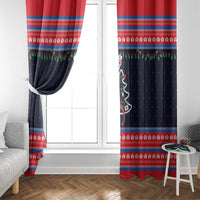 Merry Christmas Nurse Window Curtain Stethoscope Tree Nurses and Medical Workers - Wonder Print Shop