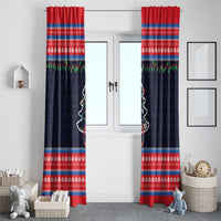 Merry Christmas Nurse Window Curtain Stethoscope Tree Nurses and Medical Workers - Wonder Print Shop