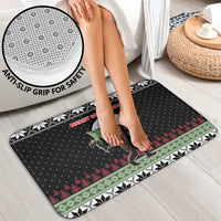 Funny Bigfoot Christmas Bathroom Set Xmas Holiday Patterns - Wonder Print Shop