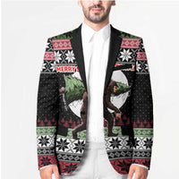 Funny Bigfoot Christmas Blazer Xmas Holiday Patterns - Wonder Print Shop