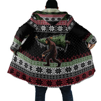 Funny Bigfoot Christmas Cloak Xmas Holiday Patterns - Wonder Print Shop