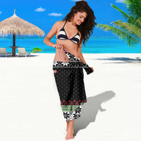 Funny Bigfoot Christmas Sarong Xmas Holiday Patterns - Wonder Print Shop