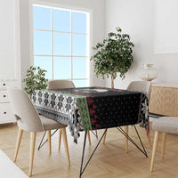 Funny Bigfoot Christmas Tablecloth Xmas Holiday Patterns - Wonder Print Shop