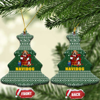 Funny Christmas Gift Beagle Christmas Ceramic Ornament Xmas Holiday Patterns - Wonder Print Shop