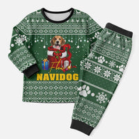 Funny Christmas Gift Beagle Christmas Pajama Set Xmas Holiday Patterns - Wonder Print Shop