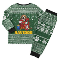 Funny Christmas Gift Beagle Christmas Pajama Set Xmas Holiday Patterns - Wonder Print Shop