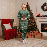 Funny Christmas Gift Beagle Christmas Pajama Set Xmas Holiday Patterns - Wonder Print Shop