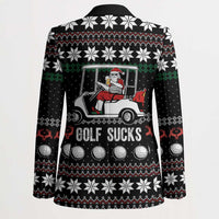 Golf Sucks Christmas Blazer Xmas Holiday Patterns - Wonder Print Shop