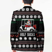 Golf Sucks Christmas Blazer Xmas Holiday Patterns - Wonder Print Shop