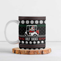 Golf Sucks Christmas Ceramic Mug Xmas Holiday Patterns - Wonder Print Shop