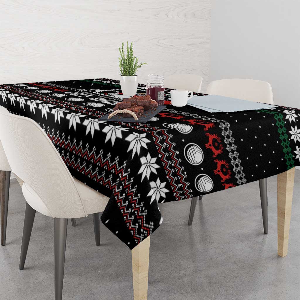 Golf Sucks Christmas Tablecloth Xmas Holiday Patterns - Wonder Print Shop