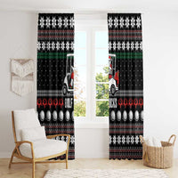 Golf Sucks Christmas Window Curtain Xmas Holiday Patterns - Wonder Print Shop
