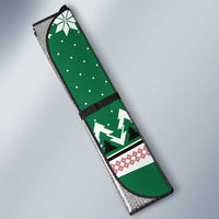 Golfer Santa Christmas Auto Sun Shade Xmas Holiday Patterns - Wonder Print Shop