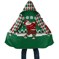Golfer Santa Christmas Cloak Xmas Holiday Patterns - Wonder Print Shop