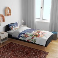 Labrador Retriever Santa Sled Christmas Bedding Set Funny Xmas Holiday Patterns - Wonder Print Shop