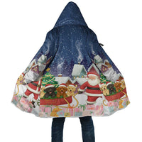 Labrador Retriever Santa Sled Christmas Cloak Funny Xmas Holiday Patterns - Wonder Print Shop