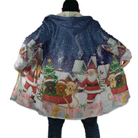 Labrador Retriever Santa Sled Christmas Cloak Funny Xmas Holiday Patterns - Wonder Print Shop