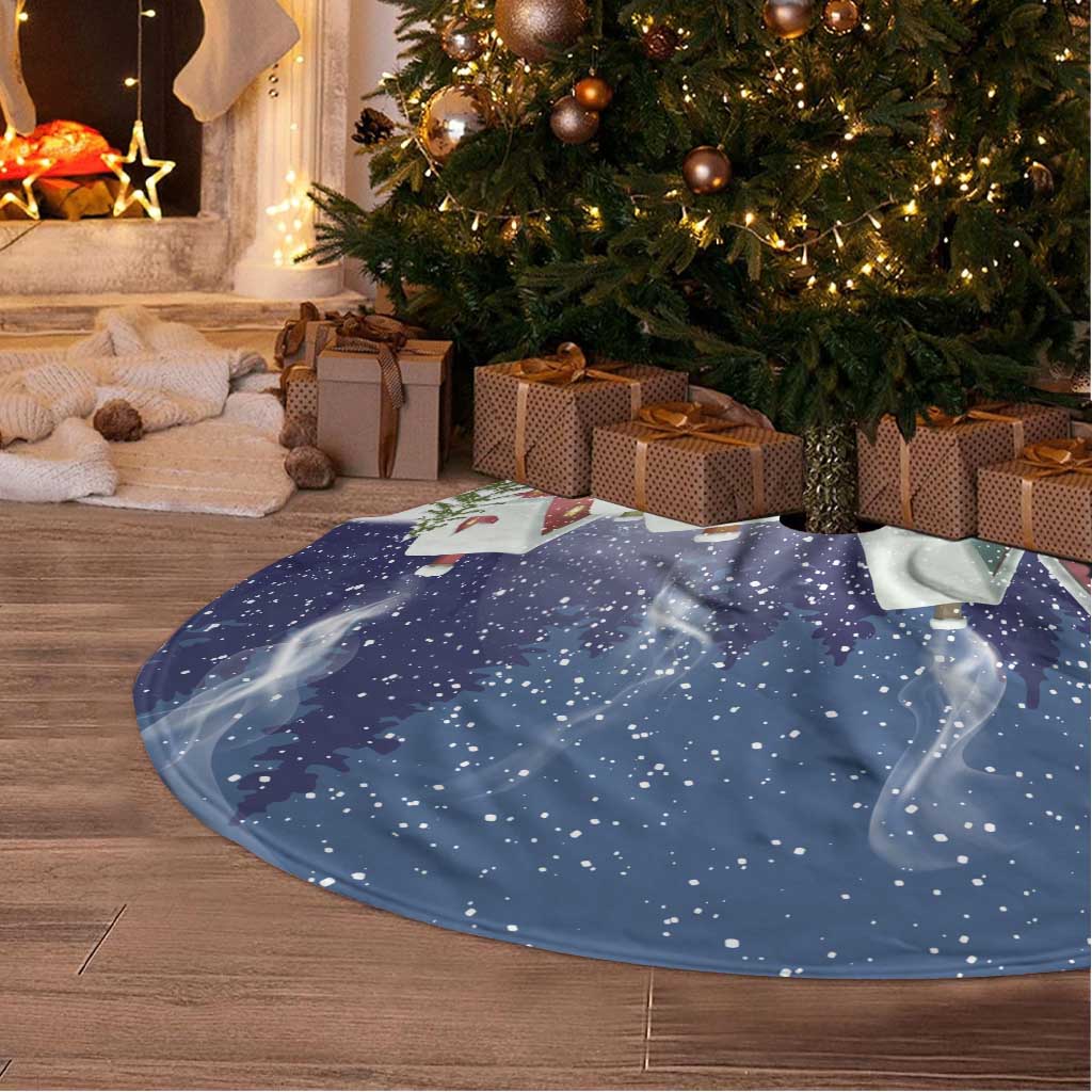 Labrador Retriever Santa Sled Christmas Tree Skirt Funny Xmas Holiday Patterns - Wonder Print Shop