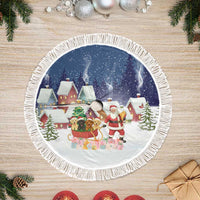 Labrador Retriever Santa Sled Christmas Tree Skirt Funny Xmas Holiday Patterns - Wonder Print Shop