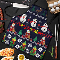 Lego Awesome Christmas Apron Funny Xmas Holiday Patterns - Wonder Print Shop