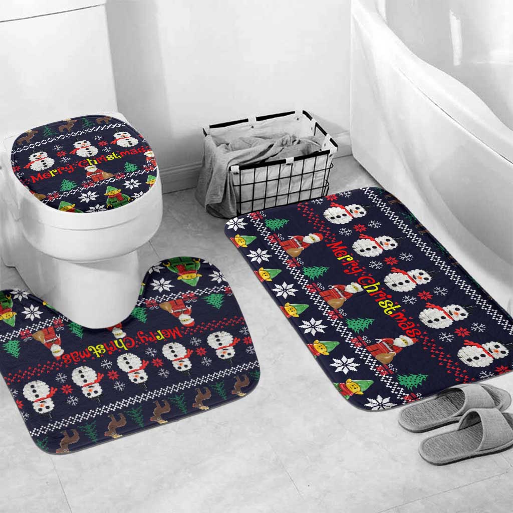 Lego Awesome Christmas Bathroom Set Funny Xmas Holiday Patterns - Wonder Print Shop