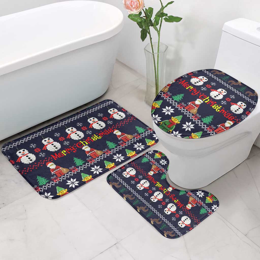 Lego Awesome Christmas Bathroom Set Funny Xmas Holiday Patterns - Wonder Print Shop