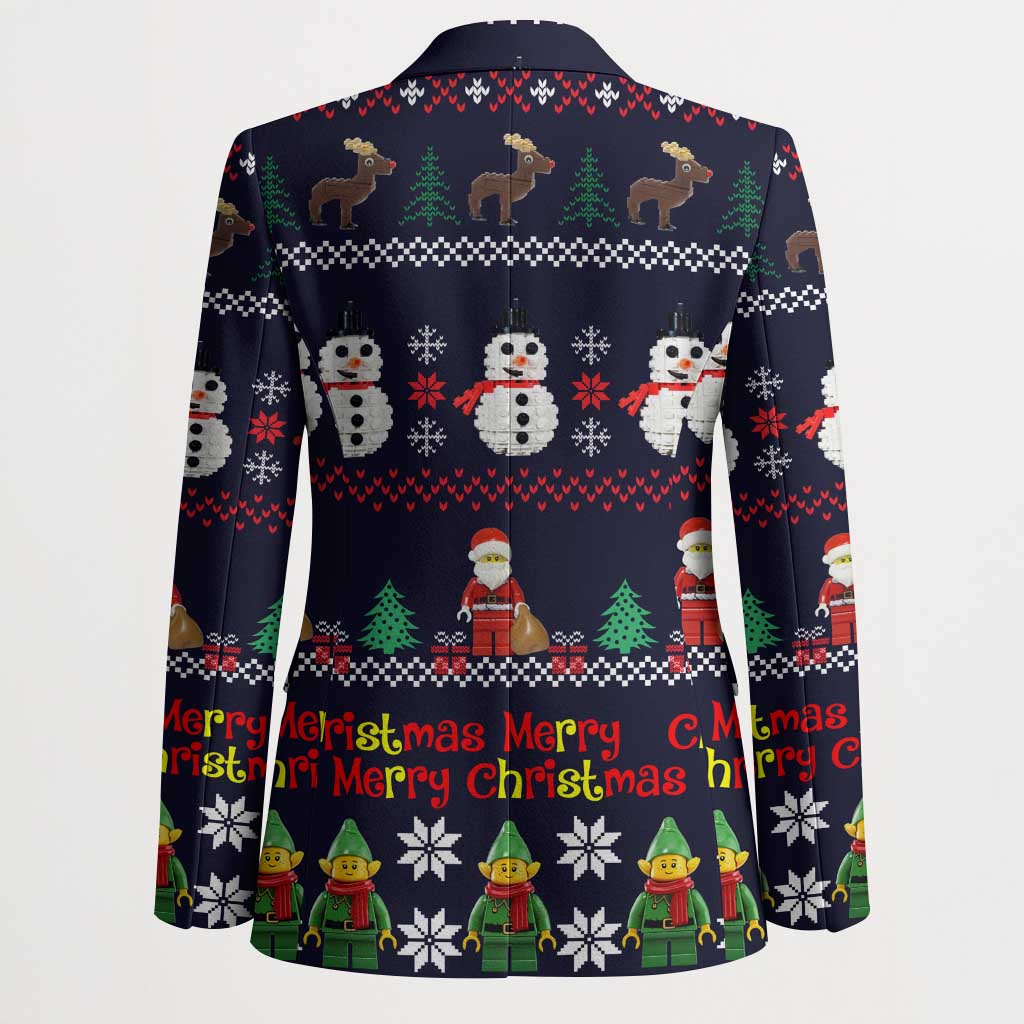 Lego Awesome Christmas Blazer Funny Xmas Holiday Patterns - Wonder Print Shop