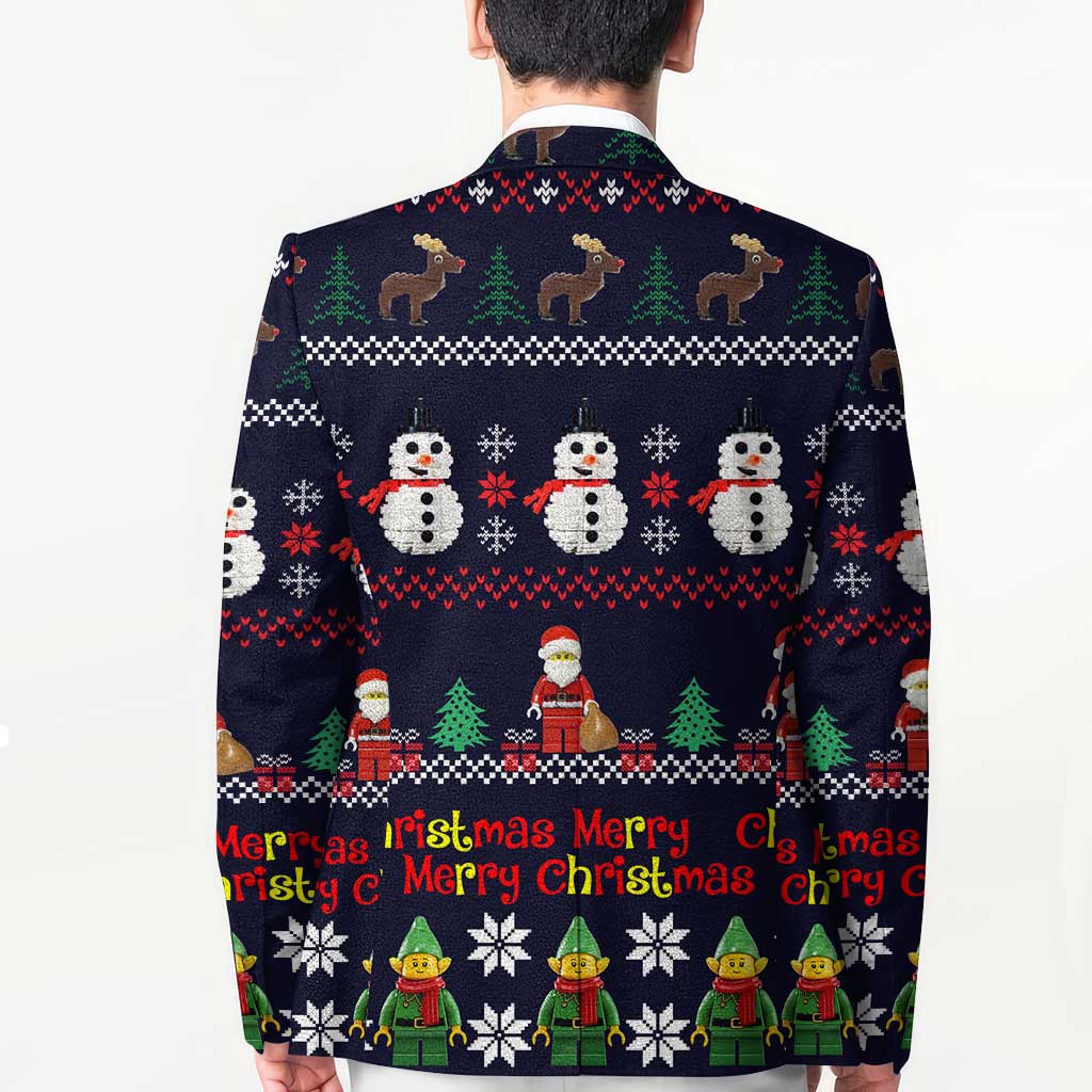Lego Awesome Christmas Blazer Funny Xmas Holiday Patterns - Wonder Print Shop