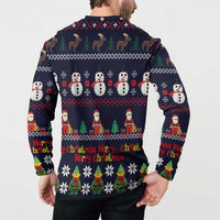 Lego Awesome Christmas Button Sweatshirt Funny Xmas Holiday Patterns - Wonder Print Shop