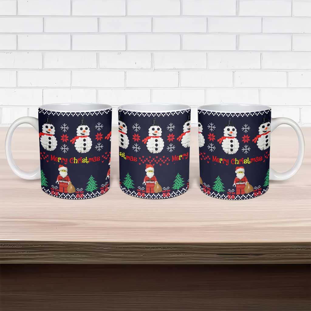 Lego Awesome Christmas Ceramic Mug Funny Xmas Holiday Patterns - Wonder Print Shop