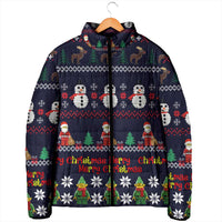 Lego Awesome Christmas Padded Jacket Funny Xmas Holiday Patterns - Wonder Print Shop