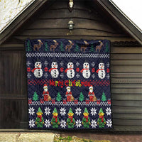 Lego Awesome Christmas Quilt Funny Xmas Holiday Patterns - Wonder Print Shop