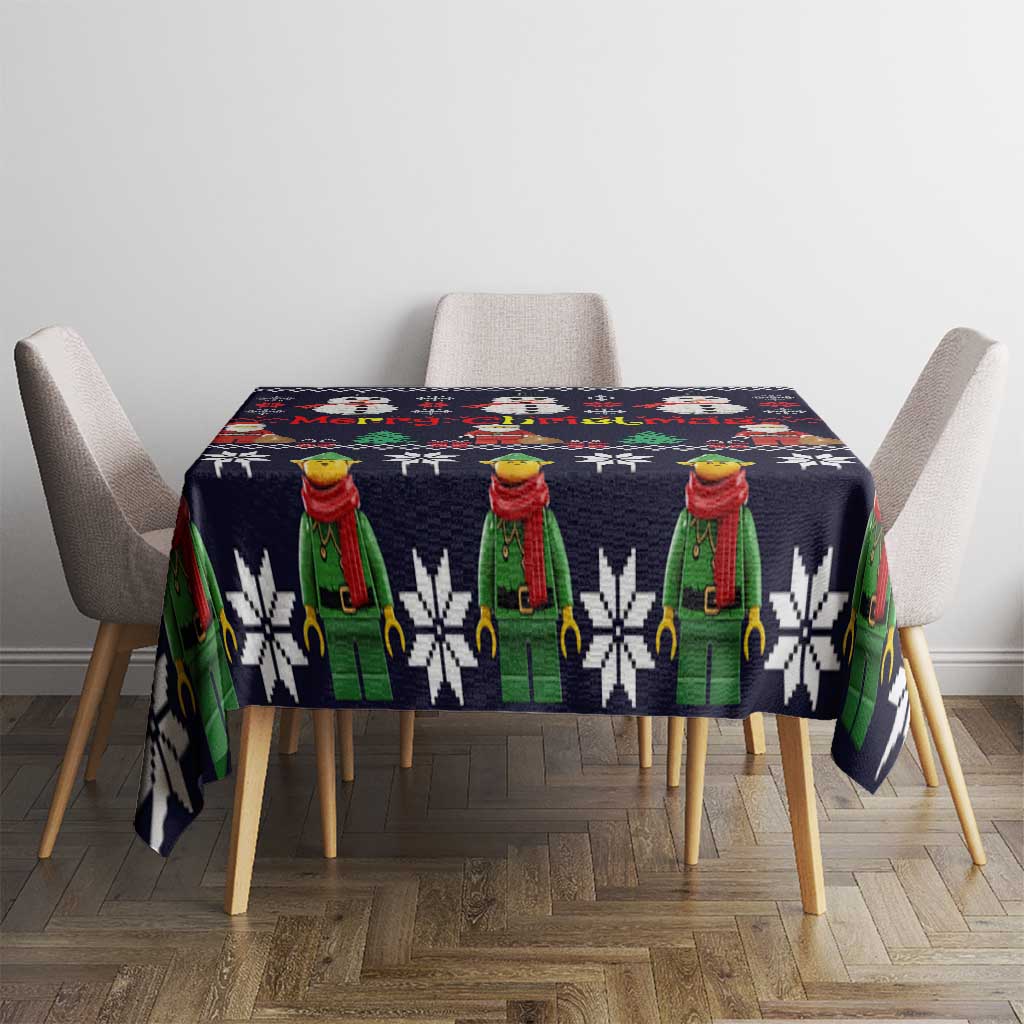 Lego Awesome Christmas Tablecloth Funny Xmas Holiday Patterns - Wonder Print Shop