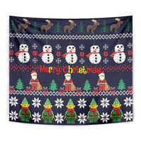 Lego Awesome Christmas Tapestry Funny Xmas Holiday Patterns - Wonder Print Shop