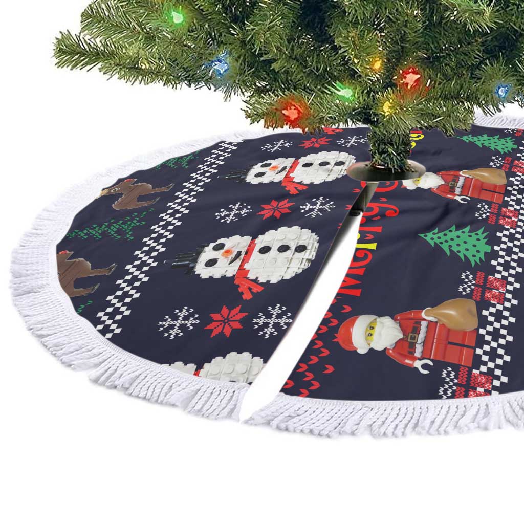 Lego Awesome Christmas Tree Skirt Funny Xmas Holiday Patterns - Wonder Print Shop