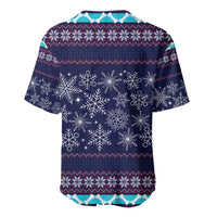 Don't Be A Normal Dog Dad Christmas Baseball Jersey Funny Xmas Holiday Patterns - Wonder Print Shop
