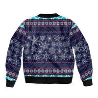 Don't Be A Normal Dog Dad Christmas Bomber Jacket Funny Xmas Holiday Patterns - Wonder Print Shop