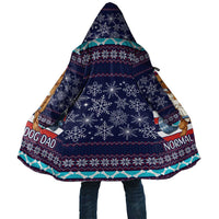 Don't Be A Normal Dog Dad Christmas Cloak Funny Xmas Holiday Patterns - Wonder Print Shop