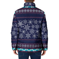 Don't Be A Normal Dog Dad Christmas Padded Jacket Funny Xmas Holiday Patterns - Wonder Print Shop