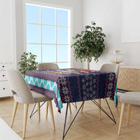 Don't Be A Normal Dog Dad Christmas Tablecloth Funny Xmas Holiday Patterns - Wonder Print Shop
