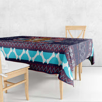 Don't Be A Normal Dog Dad Christmas Tablecloth Funny Xmas Holiday Patterns - Wonder Print Shop