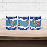 Dolphin Couple Christmas Ceramic Mug Funny Xmas Holiday Patterns - Wonder Print Shop