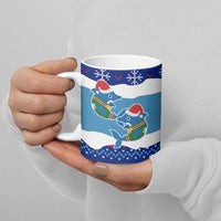 Dolphin Couple Christmas Ceramic Mug Funny Xmas Holiday Patterns - Wonder Print Shop