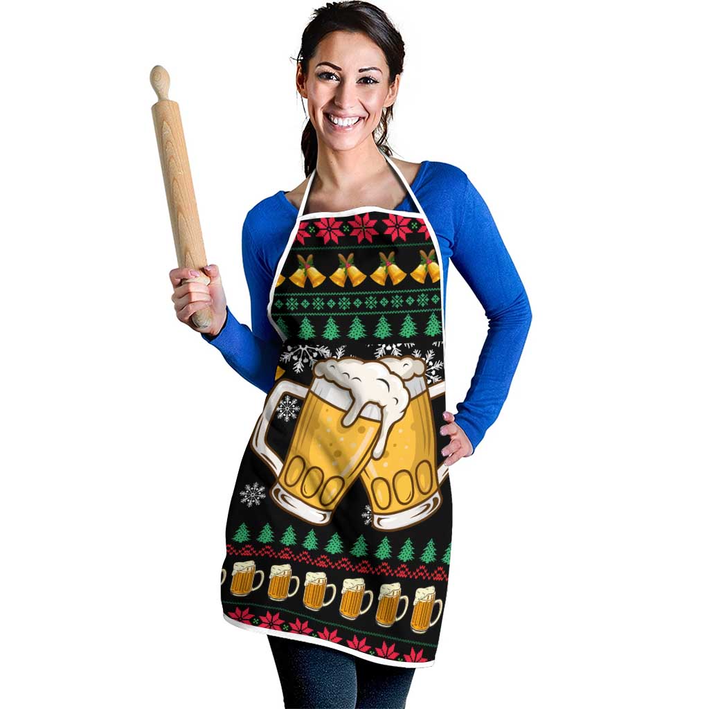 Drinker Bell Christmas Apron Funny Xmas Holiday Patterns - Wonder Print Shop