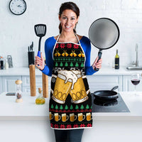 Drinker Bell Christmas Apron Funny Xmas Holiday Patterns - Wonder Print Shop