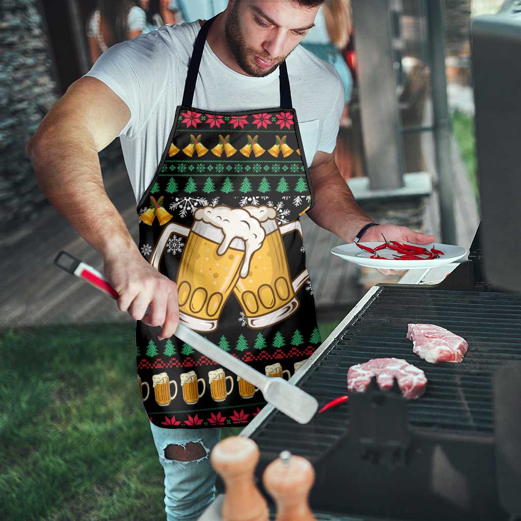 Drinker Bell Christmas Apron Funny Xmas Holiday Patterns - Wonder Print Shop