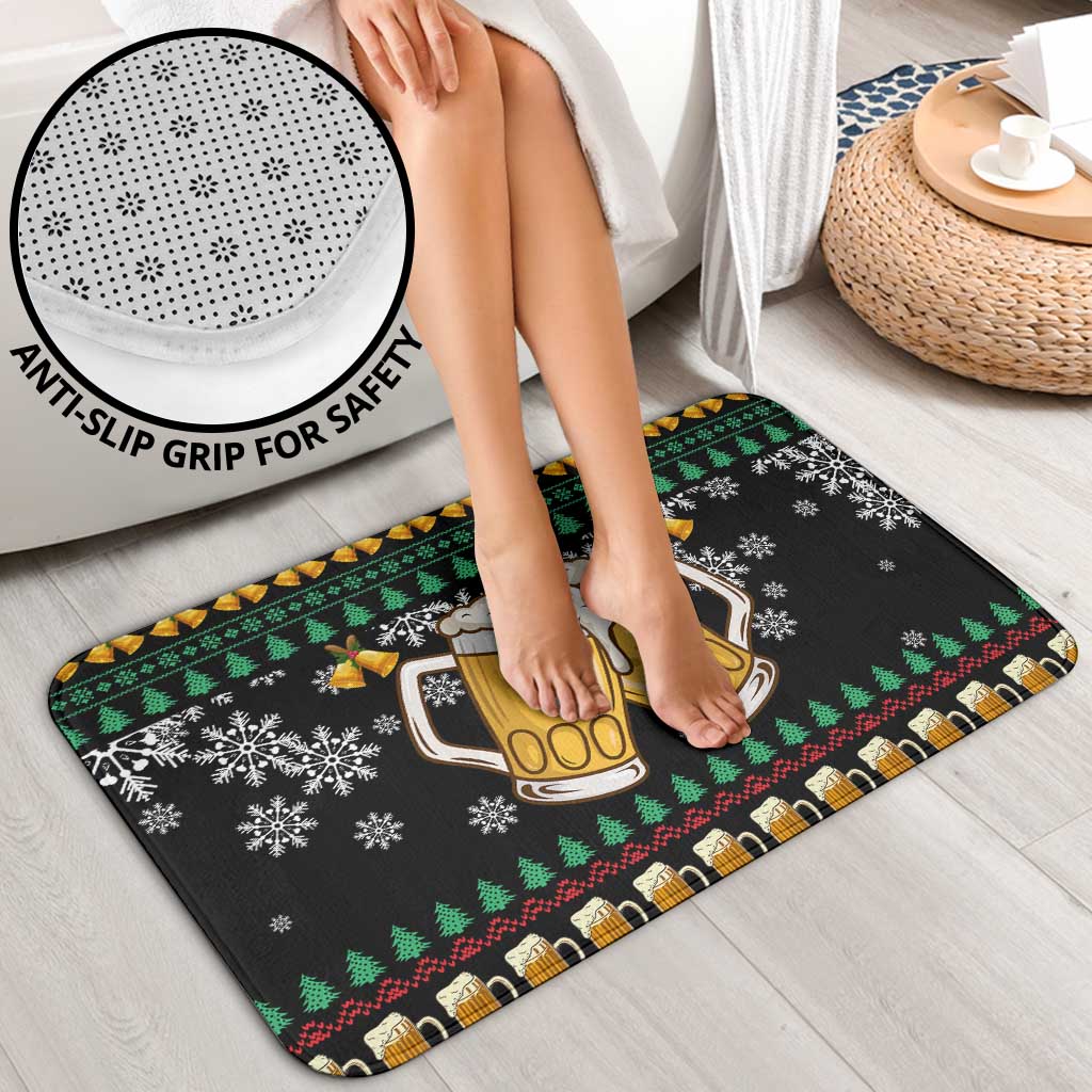 Drinker Bell Christmas Bathroom Set Funny Xmas Holiday Patterns - Wonder Print Shop