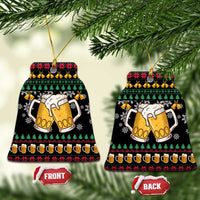 Drinker Bell Christmas Ceramic Ornament Funny Xmas Holiday Patterns - Wonder Print Shop