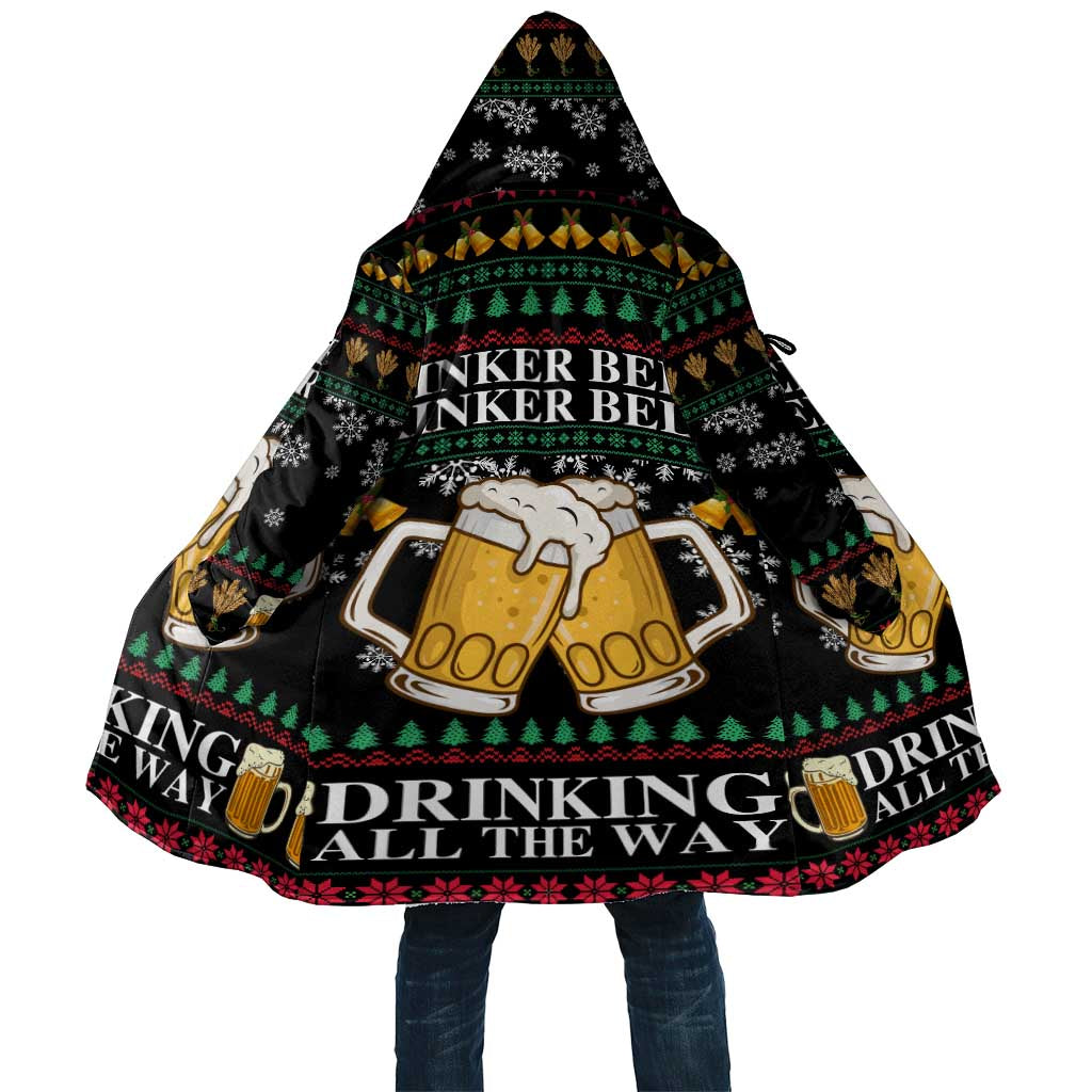 Drinker Bell Christmas Cloak Funny Xmas Holiday Patterns - Wonder Print Shop